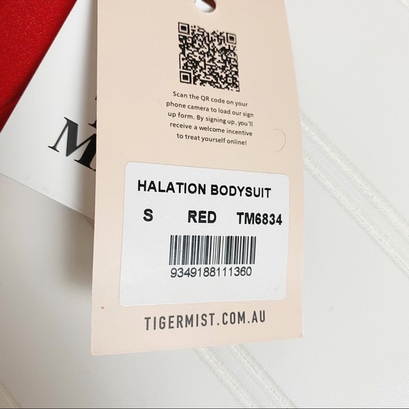 NWT TIGER MIST Halation Ruched Bodysuit Size S - Picture 11 of 13